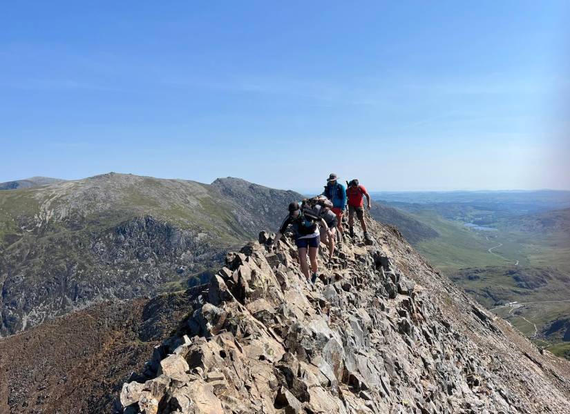 Crib Goch conquered